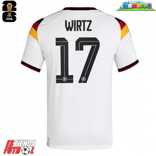 Alemania Florian Wirtz #17 Primera Equipación Mundial 2026 Manga Corta